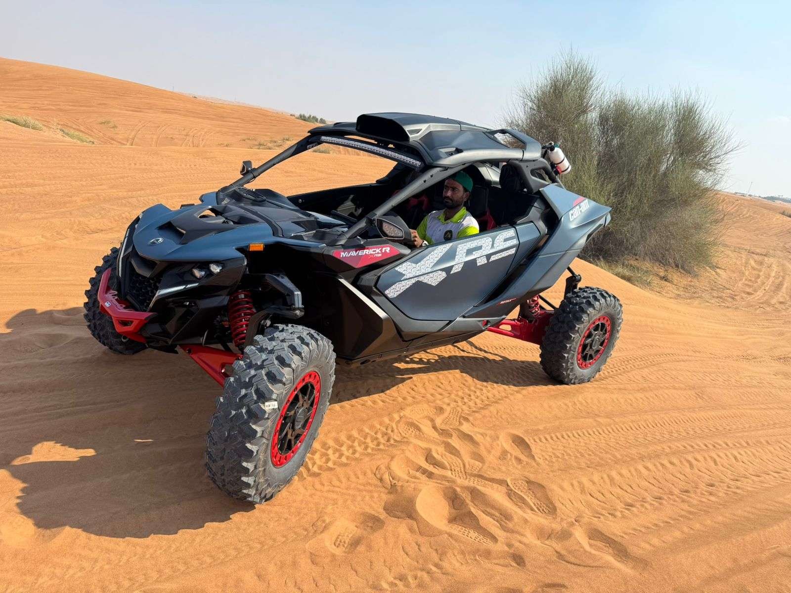 Can-Am Maverick R MAX X RS 25 dune buggy tour dubai - Book now
